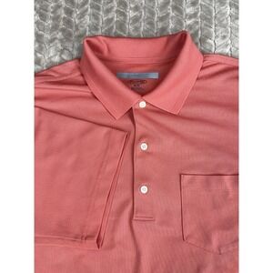 GREG NORMAN Play‎ Dry M Orange Golf Shirt